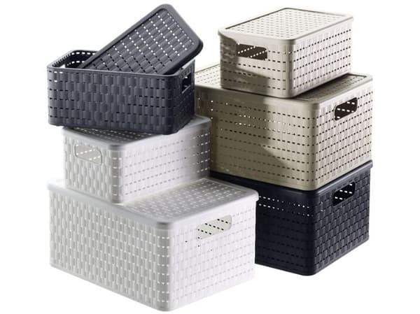 Rotho COUNTRY, 6 l, Rektangulär, Plast, Vit, 280 mm, 185 mm