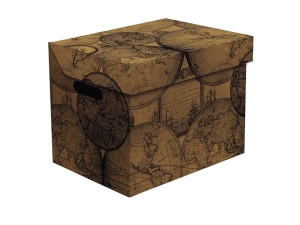 Sammenleggbar pappeske 34x25x26 cm GLOBE