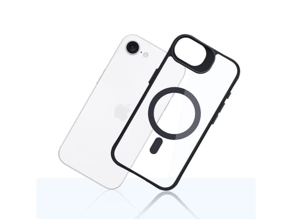 3mk Satin Armor MagCase för Apple iPhone 16e / SE 4 - transparent