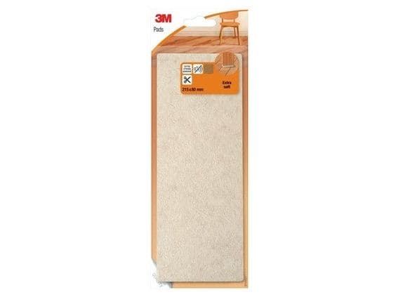 3M SP84A27, Beige, Fiber, Rektangulär, 215 mm, 80 mm, 1 styck