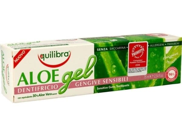 Equilibra Aloe Gel Toothpaste Sensitive 30% aloe vera 75ml