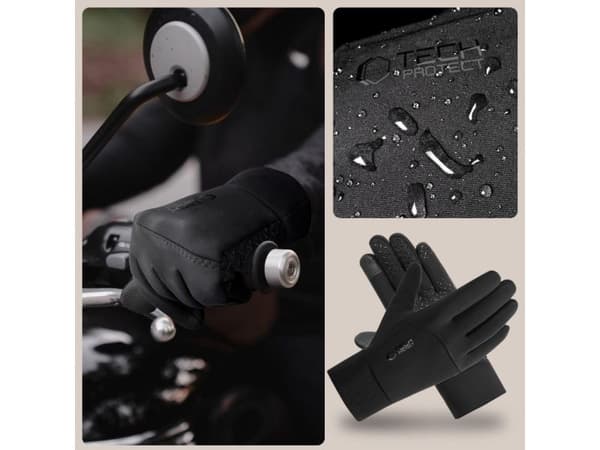 Tech-Protect WG01 hansker med touch-tips M - svart