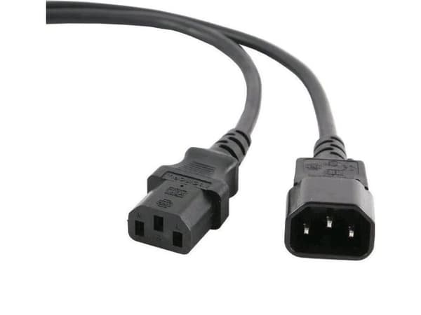 C-TECH strömkabel/förlängning 1,8 m VDE 230V