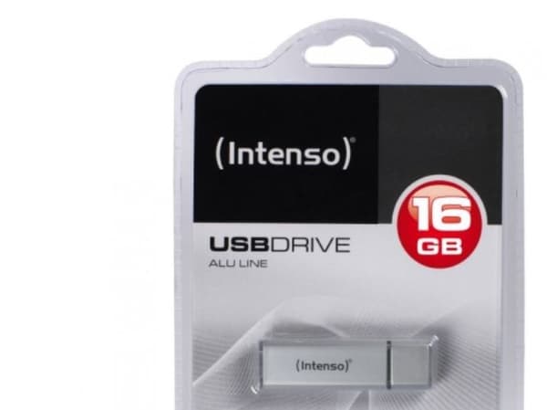 Intenso Alu Line - USB-flashstasjon - 16 GB - USB 2.0 - antrasitt