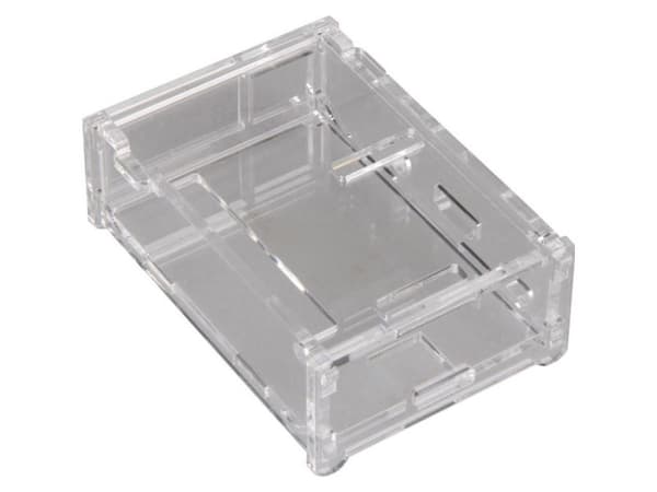 M-CAB kansi - akryyli - läpinäkyvä - Raspberry Pi 2 Model B:lle