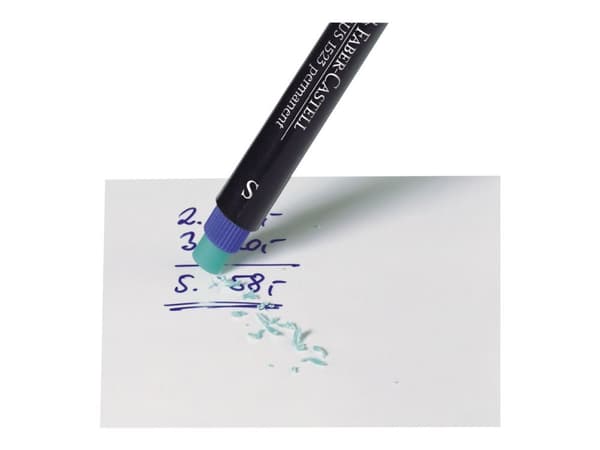 Faber-Castell MULTIMARK 1525 - Markør - permanent - 1 mm - medium - med viskelær (en pakke 4)
