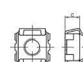 TOOLCRAFT 159338 låsmuttrar M10 stål galvaniserade 1000 st