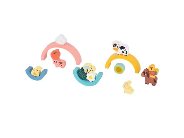 Barn og Kids - FSC - Rainbow & Stacker-sett