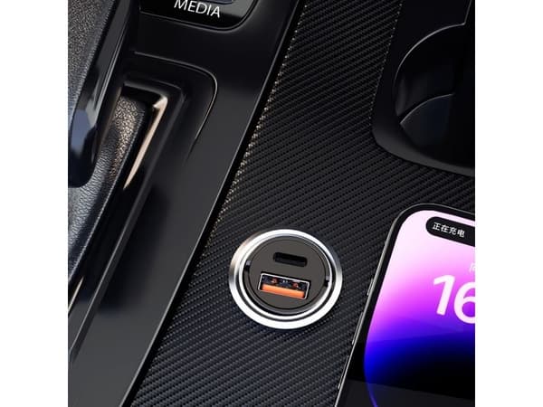 Dudao R3MAX billaddare 48 W 1xUSB-A + 1xUSB-C