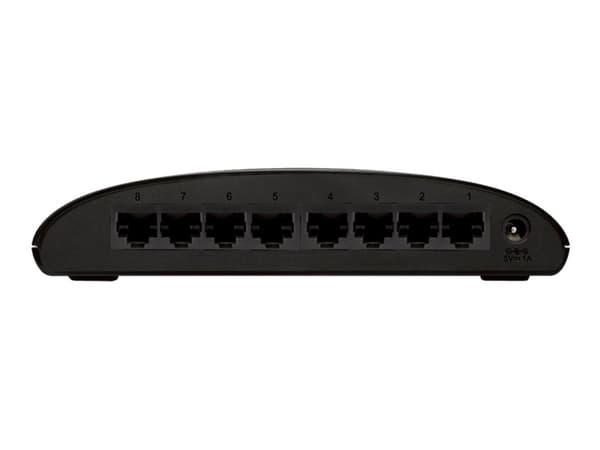 D-Link DES 1008D - Switch - ohanterad - 8 x 10/100 - skrivbordsmodell