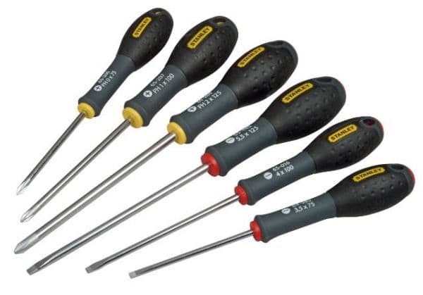 STANLEY skruvutdragare 6 delar FATMAX /PL+PH/