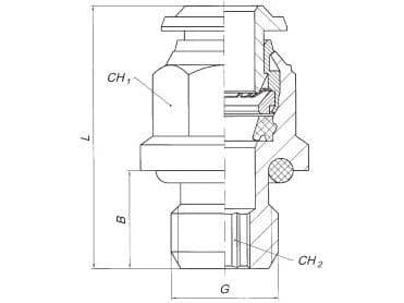 Prema FRONT 1/2 liitin "8 mm (80.0050.01.1208)