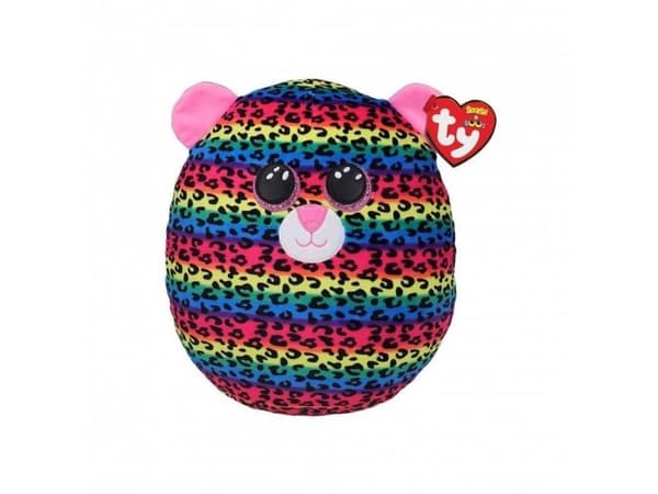 Meteor TY squish-a-boos monivärinen leopardi - DOTTY, 22 cm - medium 39286