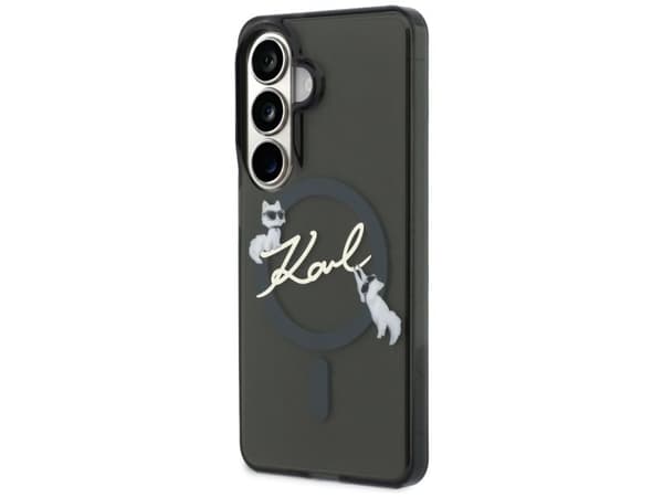 Karl Lagerfeld IML KC Script MagSafe-deksel til Samsung Galaxy S26 Plus - sort