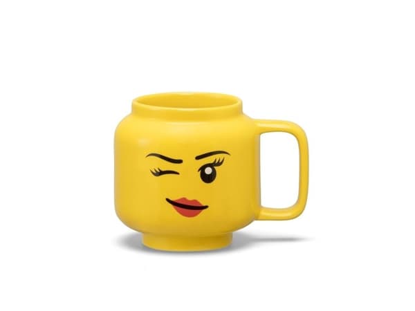 LEGO® keramisk mugg, liten - Blinkande flicka