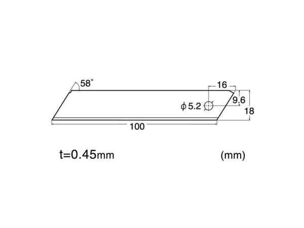 NT Cutter BL-3000-ON reservblad 300 st
