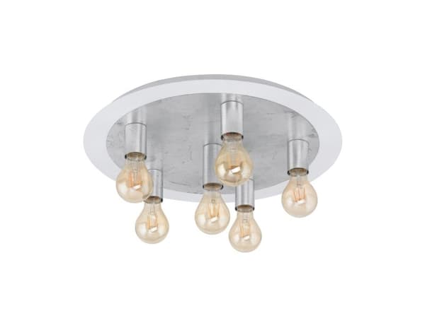 EGLO PASSANO LOFT 5L hvit/sølv