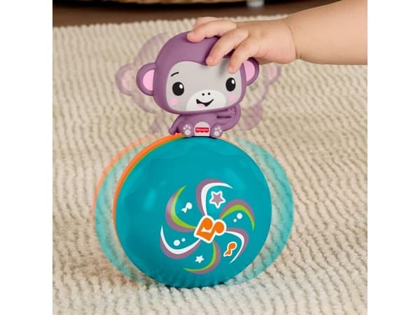 Fisher-Price Crawl & Go Purple Monkey