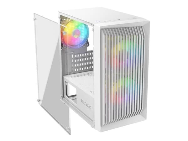 LOGIC ATOS ARGB Mini USB 3.0-kabinet Hvid