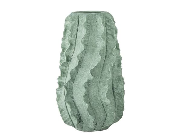 CREATIVE COLLECTION Natika Deko Vase, Grøn, Terrakotta