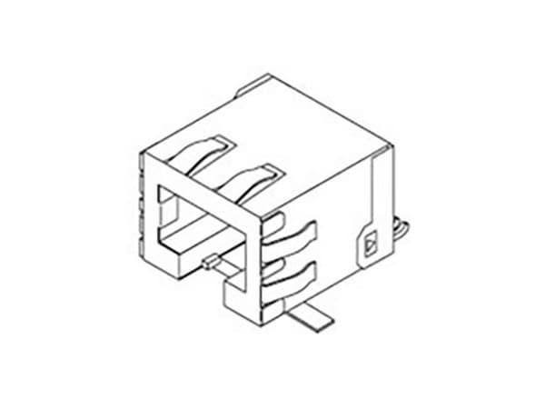 Molex RJ-liitin 855437002 Pistorasia Musta 1 kpl