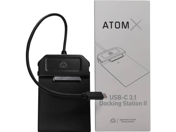 Atomos - Kiintolevyaseman telakointiasema - lavprofil - USB-C