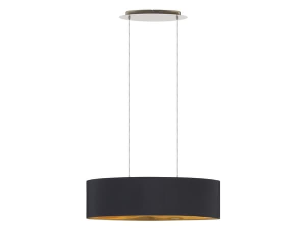 EGLO MASERLO langbord 2L L780 sort/gull
