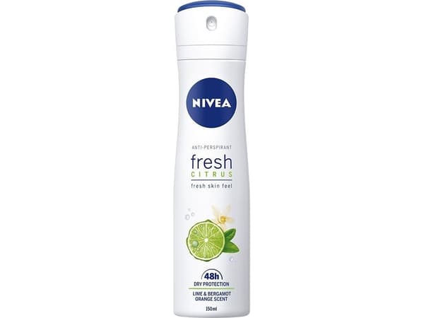 Nivea Dezodorant Fresh Citrus 48h spray damski 150ml