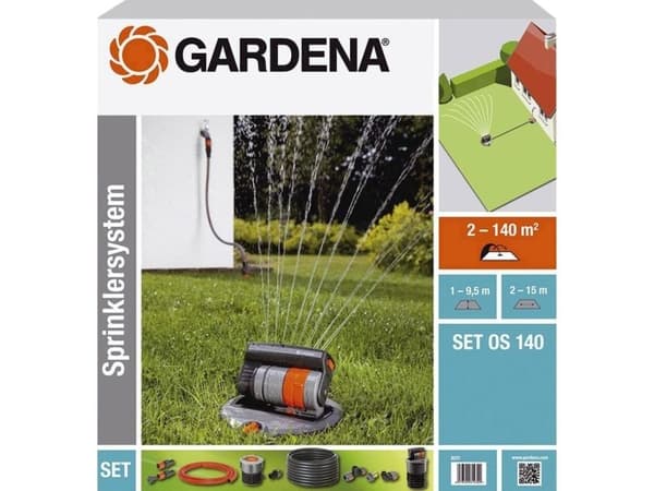 GARDENA POP-UP SUORAKULMAINEN LEVITIN 140