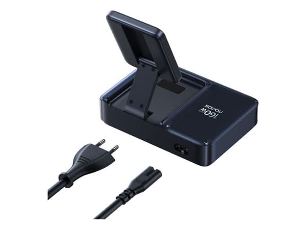 Baseus E0121700, Sisätila, USB, AC, Langaton lataaminen, Musta, Sininen