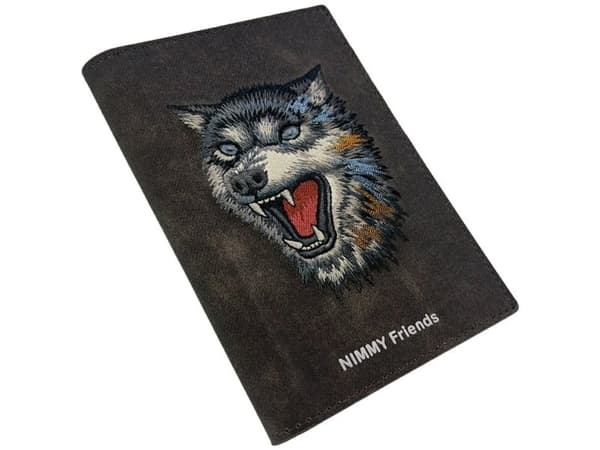 Nimmy passikotelo lompakko Raptor Wolf ruskea