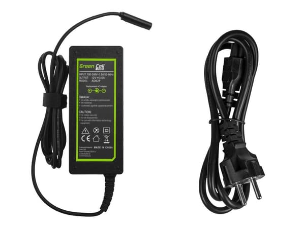 Green Cell PRO - Strömadapter - AC 100-240 V - 48 Watt - svart - för Microsoft Surface 2, Pro, Pro 2, RT