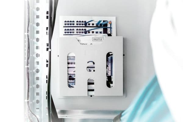 DIGITUS - Wiring plan pocket - lysegrå, RAL 7035