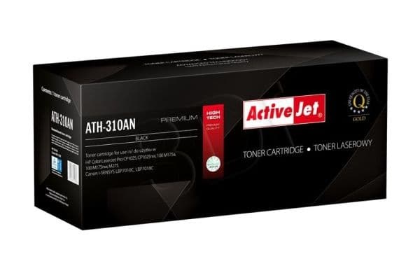 Activejet ATH-310AN, 1200 sidor, Svart, 1 styck