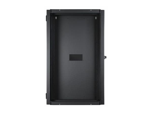 Lanview by Logon - Rack skåp - double section - väggmontering - svart, RAL 9005 - 20U - 19"