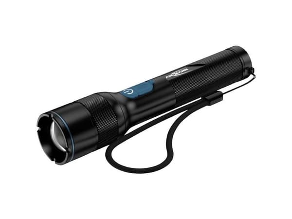 ANSMANN TA2500RF LED lommelykt 20 W oppladbar sort
