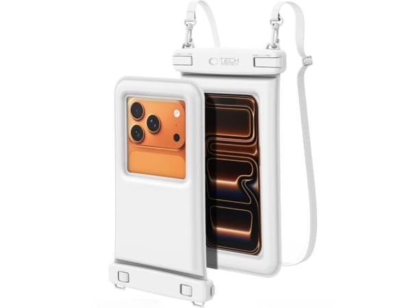 Tech-Protect UWC7 6,9\" vanntett etui - hvit
