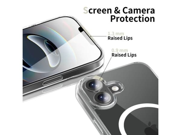 Tech-Protect FlexAir hybrid MagSafe-deksel til iPhone 17 - klar