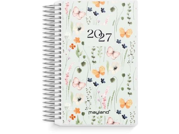 Mini dagkalender med 4 illustrationer i PP-plast 2027