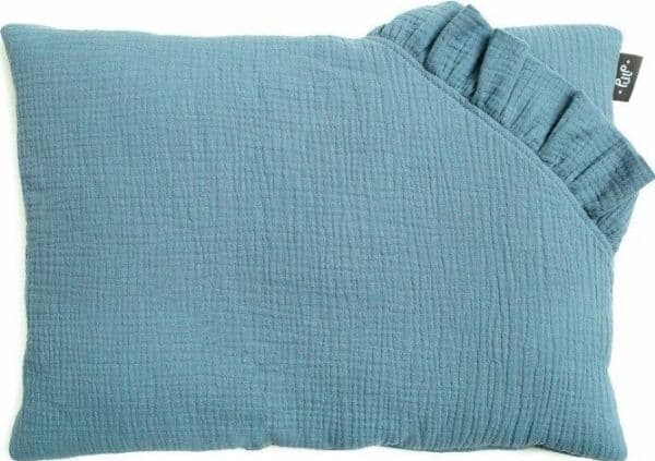 PULP BAMBOO Kudde av muslin 35x45 cm Blå