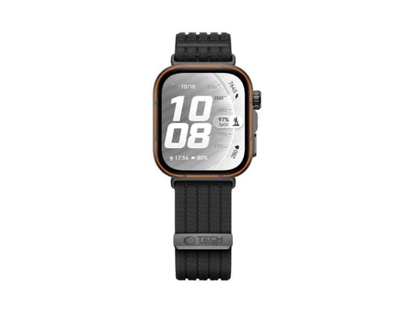 4kom.pl TECH-PROTECT NYLON HUAWEI WATCH FIT 3 / 4 / 4 PRO / 5 / 5 PRO BLACK