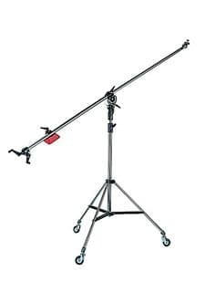 Manfrotto 025BS, Musta, 21 kg