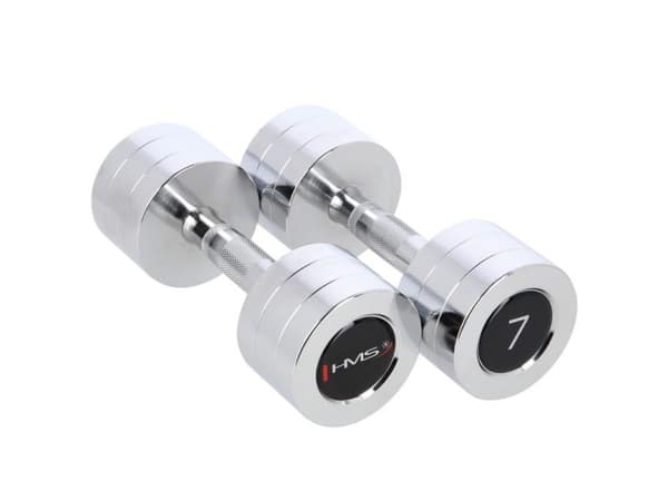 HMS Dumbbells CHD07 forkrommet 2 x 7 kg