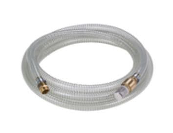 Einhell Einhell sugeslange med messing adapter 1 "x Ø25 mm. 7 meter klar