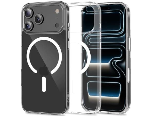 Tech-Protect Flexair Hybrid CC MagSafe Case for iPhone 17 Pro Max - Clear