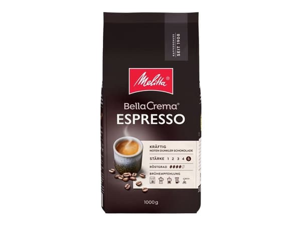 Melitta BellaCrema Espresso Kaffebønner - 1000 g.