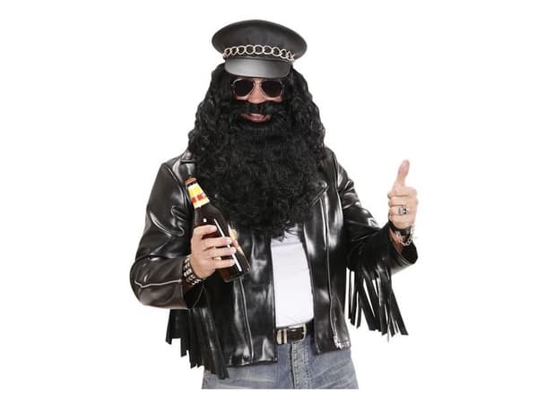 Læderjakke kostume