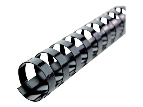 GBC CombBind™ bindrygg A4 32mm 21R, svart - (50 st./förpackning)