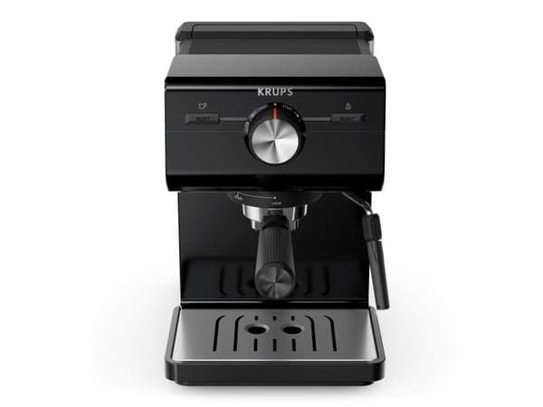 Krups Authentic XP381810, Espressomaskin, 2 l, Malat kaffe, Svart