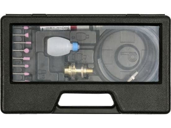 VOREL pneumatisk mini slipemaskinsett